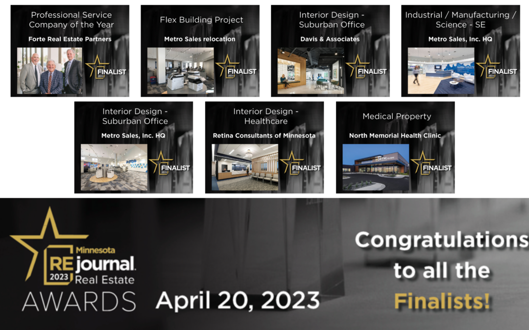Forte Real Estate Partners Selected as a Finalist for 7 Minnesota Real Estate Journal Awards