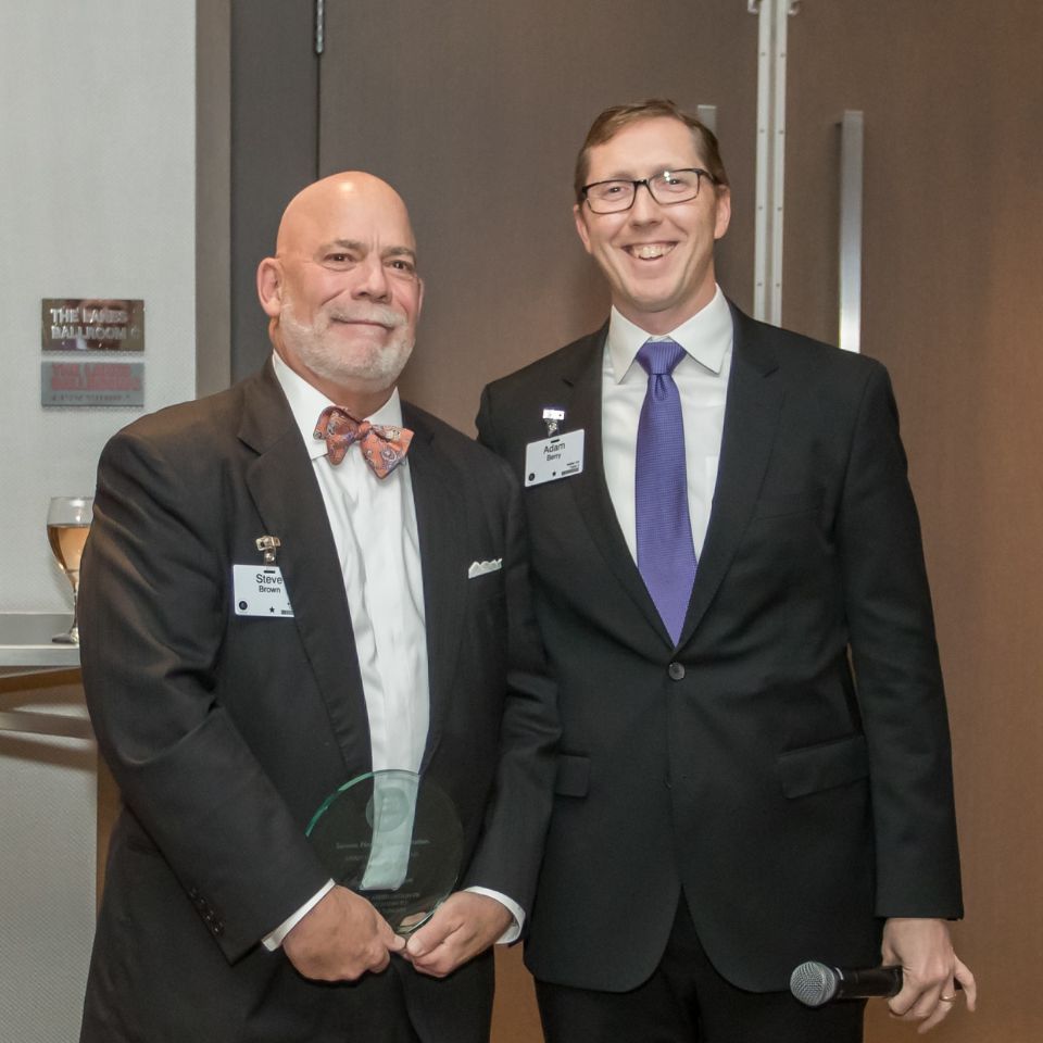 Steve Brown receives One World Surgery Spirit of Service Award